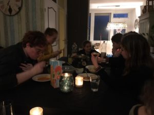 Eten met de jeugd
