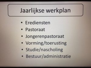 Over het werk van de predikant
