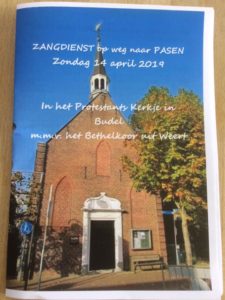 Paas zang dienst 14 april