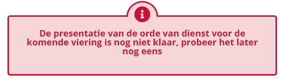 Niet klaar