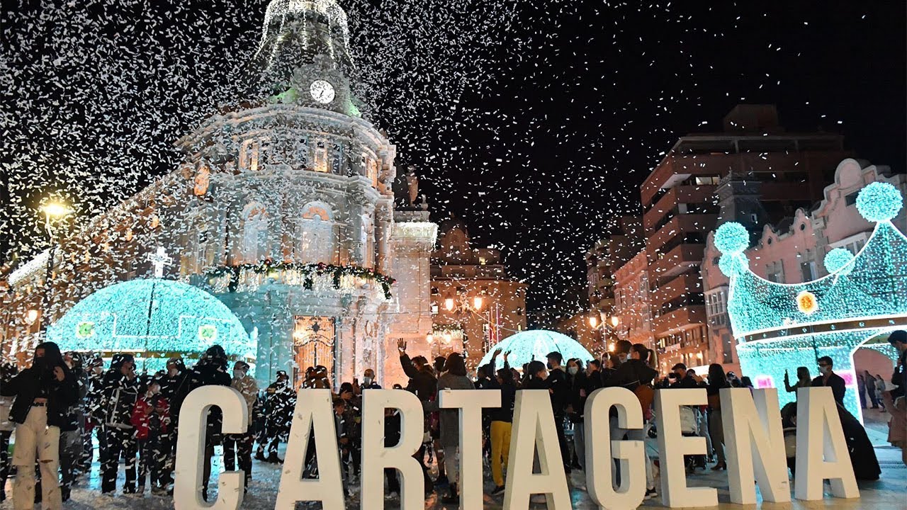 Cartagena estrena su iluminación navideña
